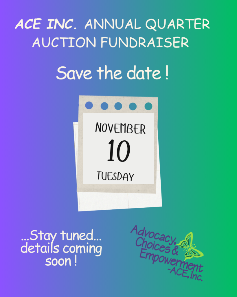 ACE Quarter Auction Save the Date